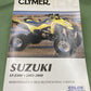 CLYMER M270-2 SUZUKI LT-Z400 MAINTENANCE, TROUBLESHOOTING, REPAIR MANUAL 03-08