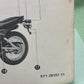 GENUINE YAMAHA LIT-11666-03-54 XT550K SUPPLEMENTARY ASSEMBLY MANUAL 5Y1-28107-11