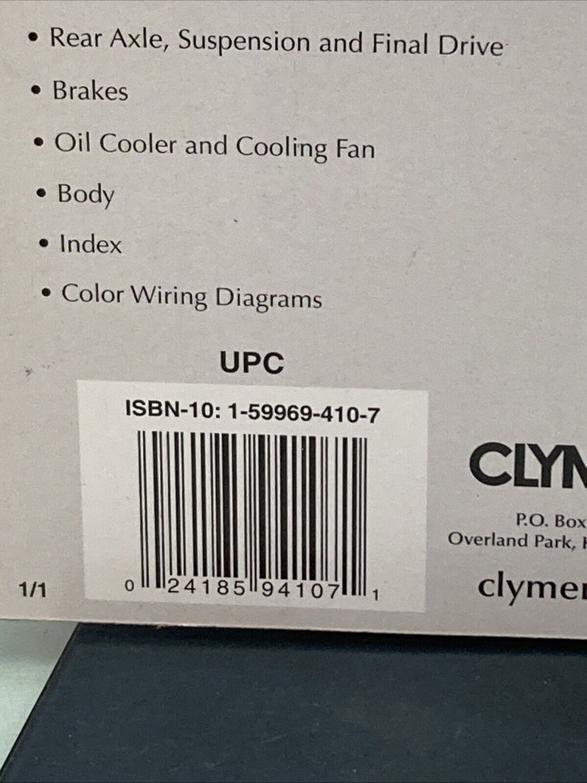 GENUINE CLYMER M206 HONDA TRX500 FOREMAN 2005-2011 REPAIR MANUAL