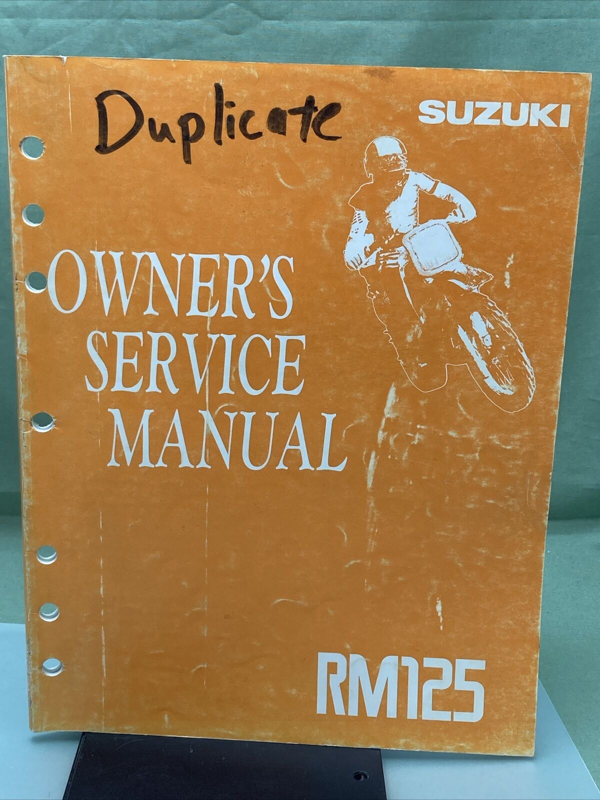 GENUINE SUZUKI 99011-43D50-03A OWNER'S SERVICE MANUAL RM125