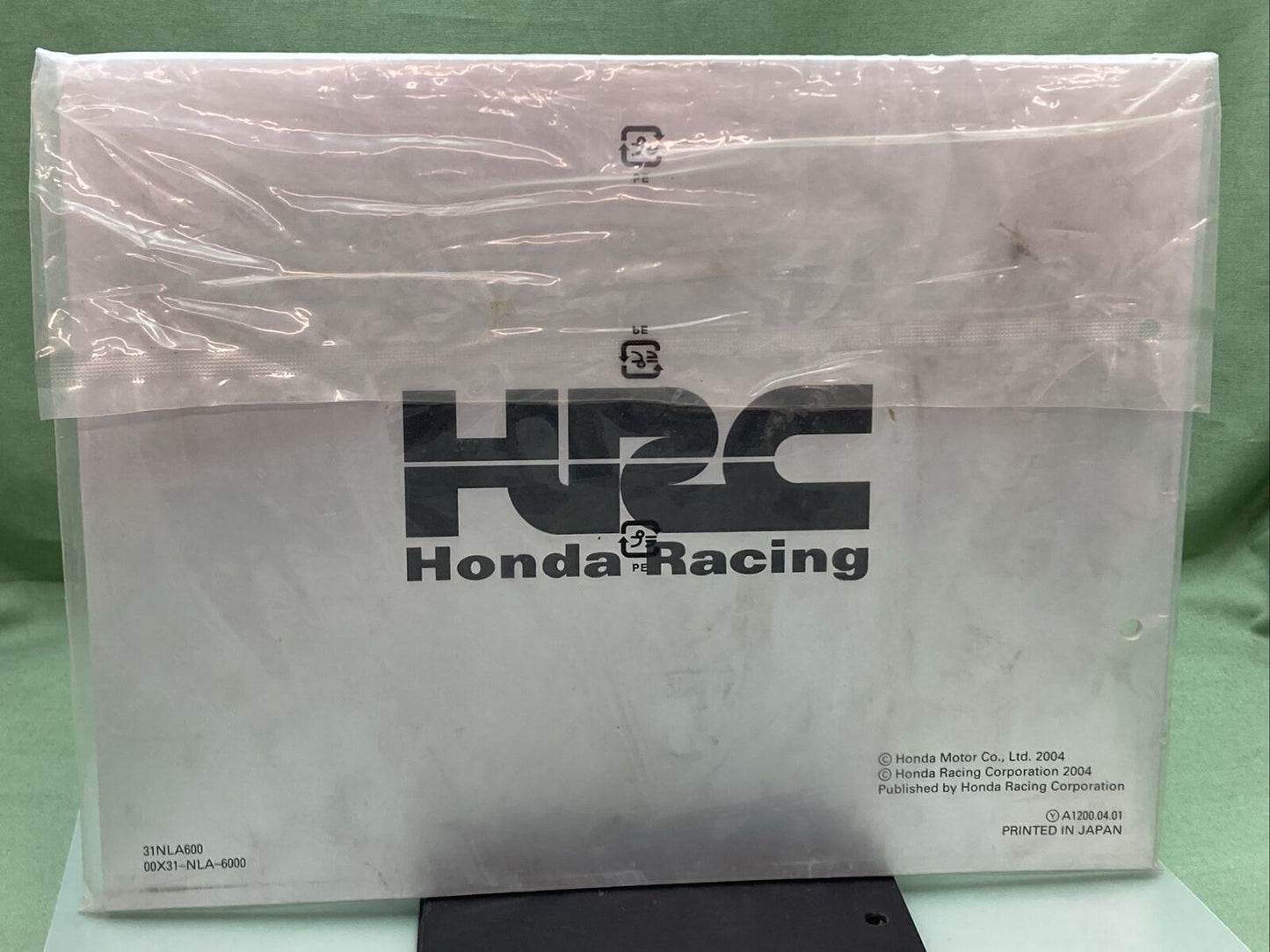 GENUINE HRC HONDA RACING 31NLA600 NSR50 OWNER'S MANUAL/COMPETITION HANDBOOK '04