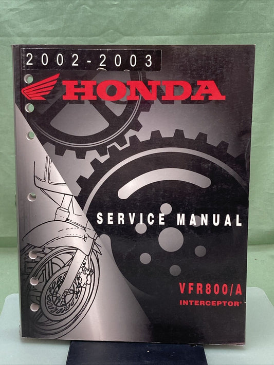 GENUINE HONDA 61MCW00 VFR800/A INTERCEPTOR SERVICE MANUAL '02-'03