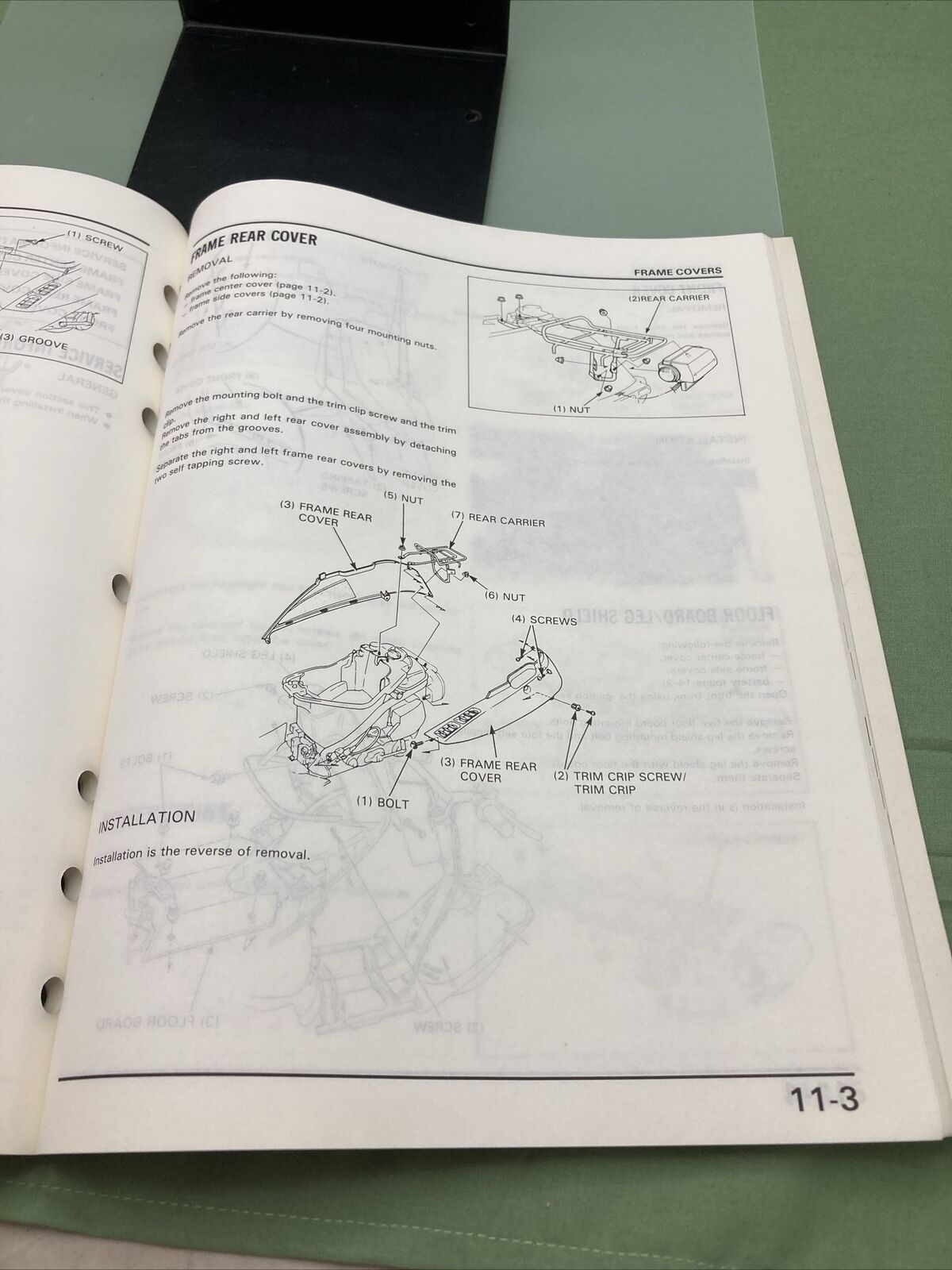 GENUINE HONDA 61GS700 SA50/ELITE 50 LX SERVICE MANUAL '88