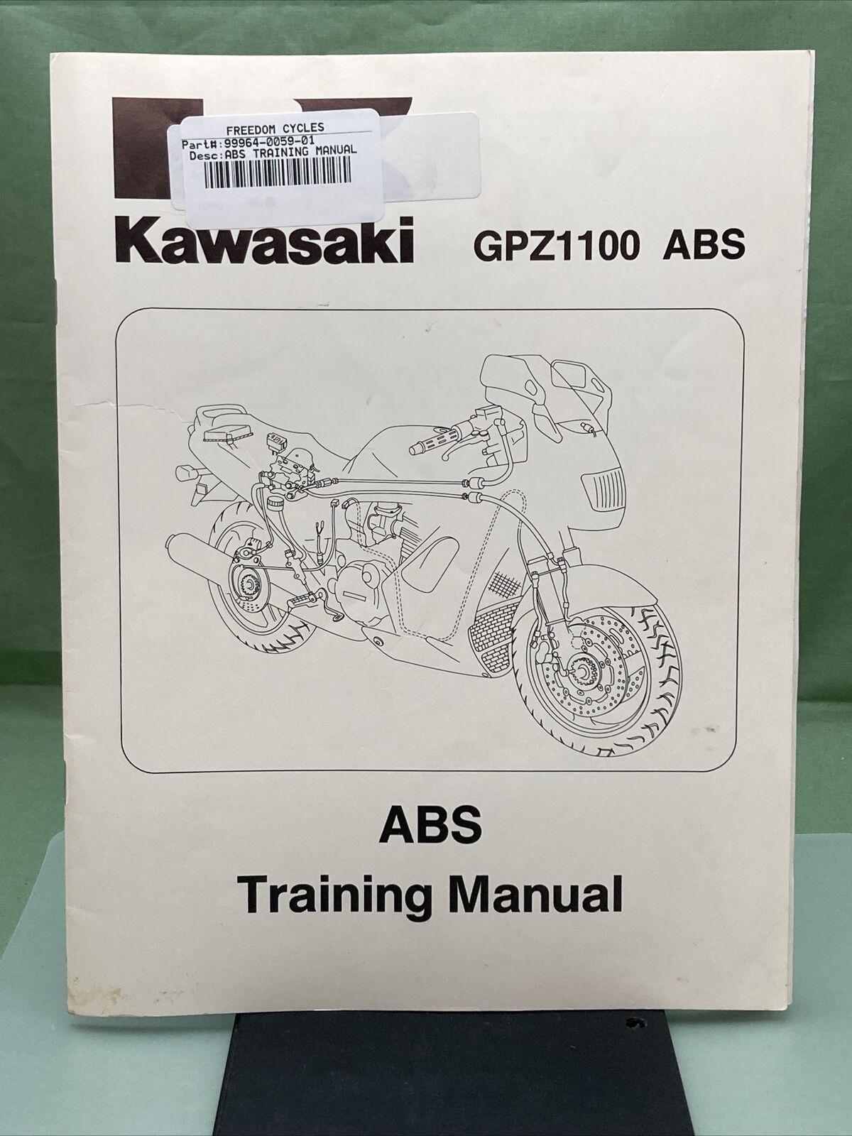 GENUINE KAWASAKI 99964-0059-01 GPZ1100 ABS TRAINING MANUAL