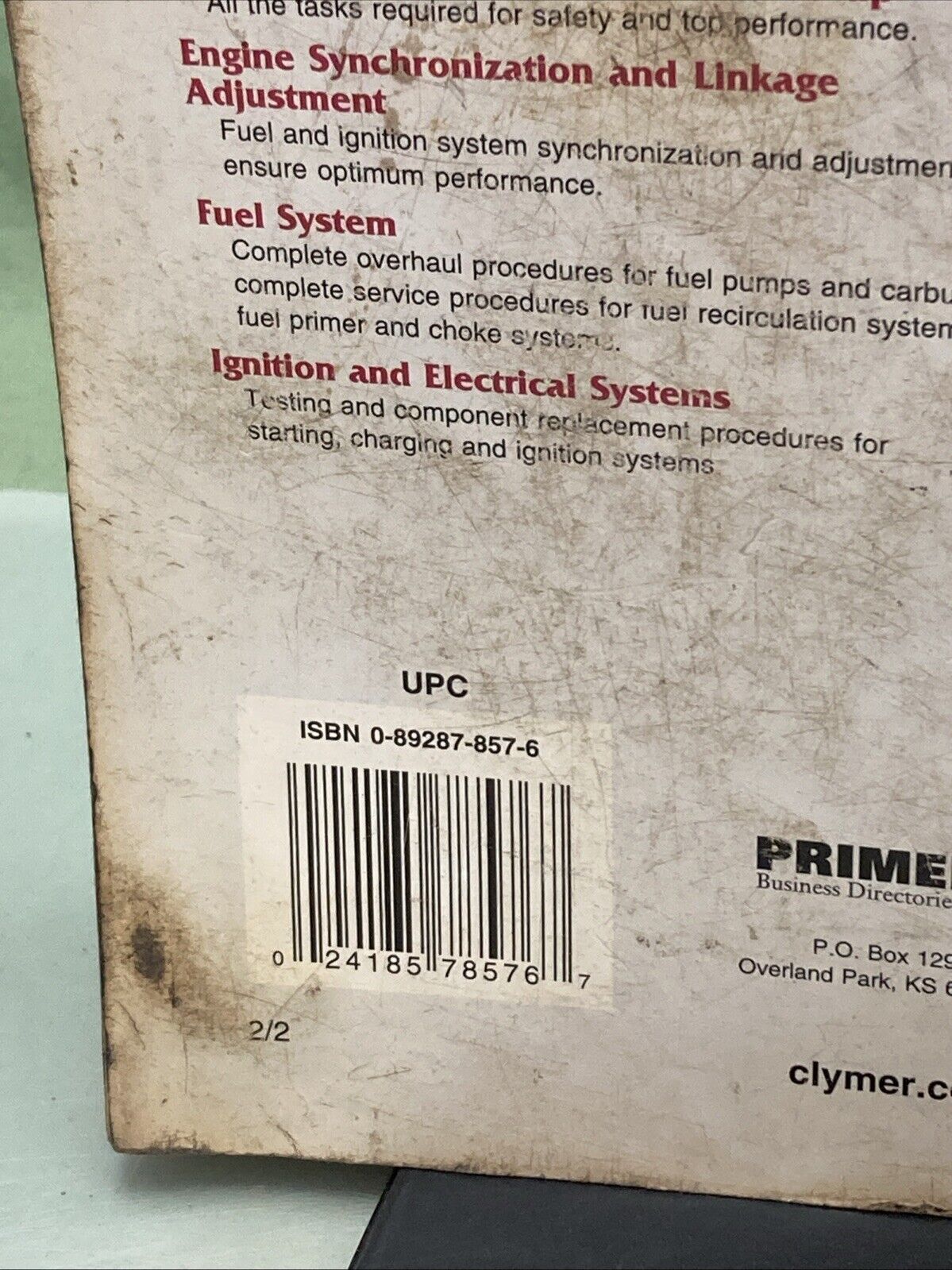 GENUINE CLYMER B737-2 EVINRUDE/JOHNSON OUTBOARD 85-300HP TWO-STROKE 95-02 MANUAL