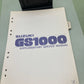 GENUINE SUZUKI SR-8502 E-03 GS1000 SUPPLEMENTARY SERVICE MANUAL 1979