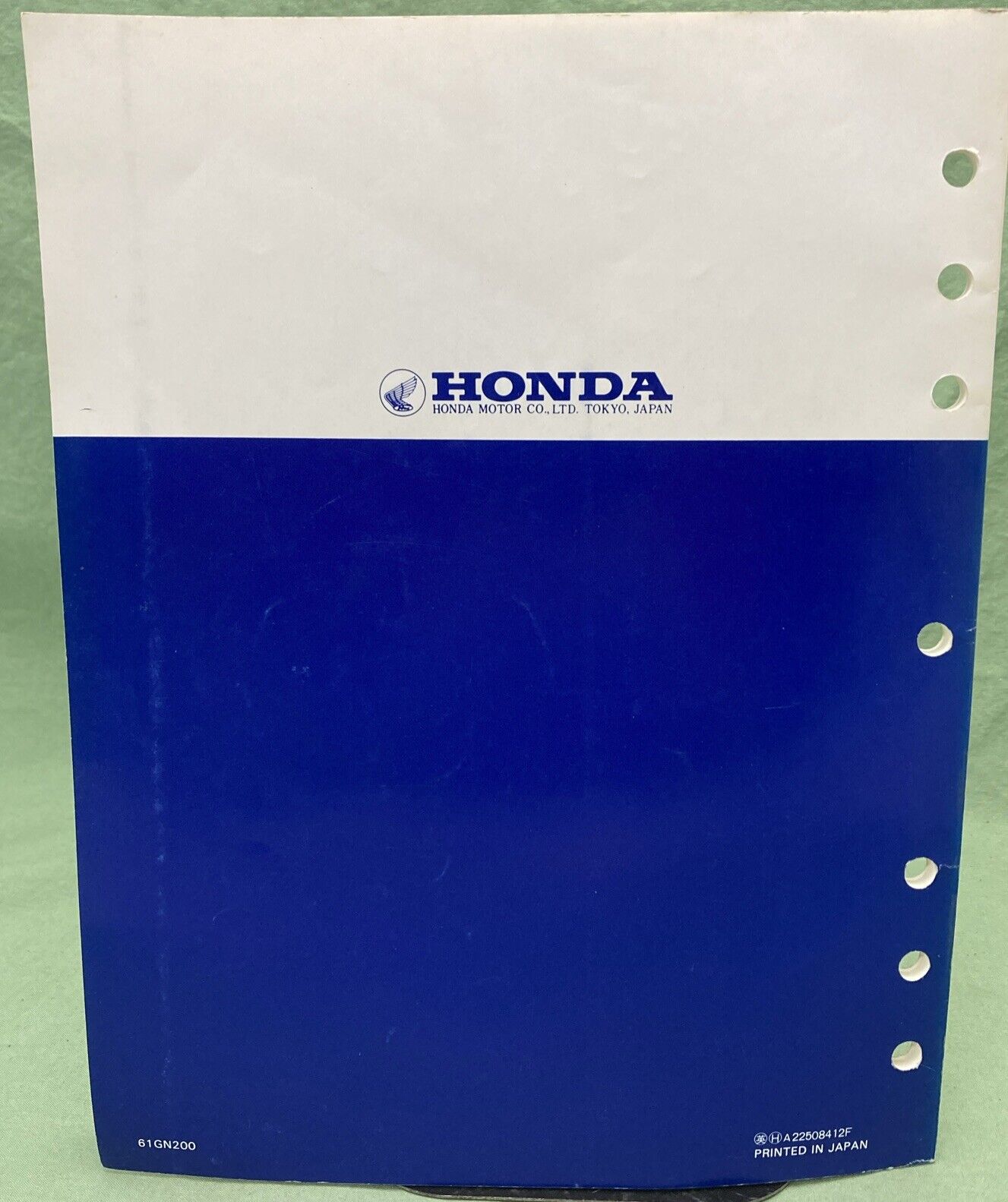 HONDA 61GN200 SHOP MANUAL NB50M AERO50