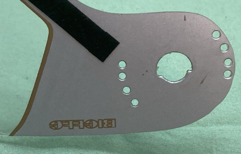 NEW GENUINE Bieffe V-B 85 HELMET VISOR FACE SHIELD CLEAR GOLD TRIM