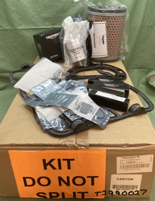 NEW GENUINE TRIUMPH T3990027 ENGINE SERVICE KIT COMPLETE