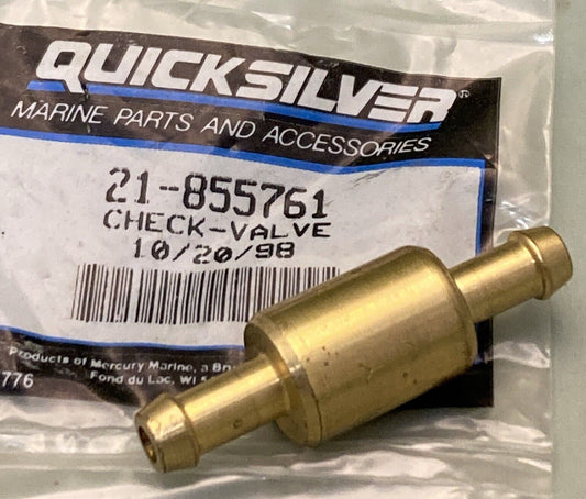 NEW GENUINE MERCURY QUICKSILVER 21-77561 CHECK VALVE