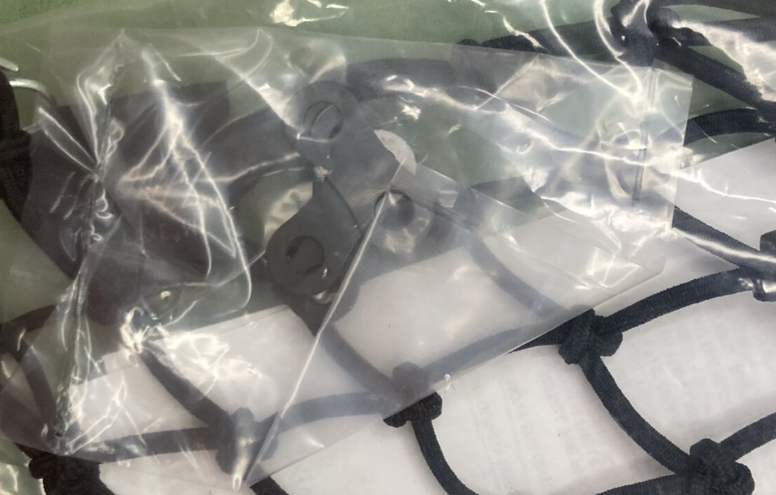 NEW Hopnel H15407 Cargo Net Trunk Lid CubbyNet Nylon  Black Honda