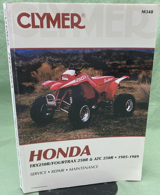 CLYMER M348 HONDA TRX250R/FOURTRAX 250R ATC250R SERVICE MANUAL 1985-1989