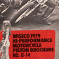 WISECO 1979 HI-PERFORMANCE MOTORCYCLE PISTON BROCHURE NO. C-14