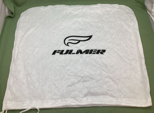 QTY 3 NEW GENUINE FULMER HELMET BAG MUSLIN COTTON W/ DRAWSTRING