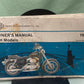 HARLEY DAVIDSON 99466-86 OWNER'S MANUAL XLH MODELS 1986