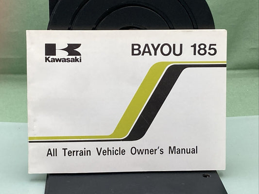 GENUINE KAWASAKI 99920-1297-01 BAYOU 185 OWNER'S MANUAL