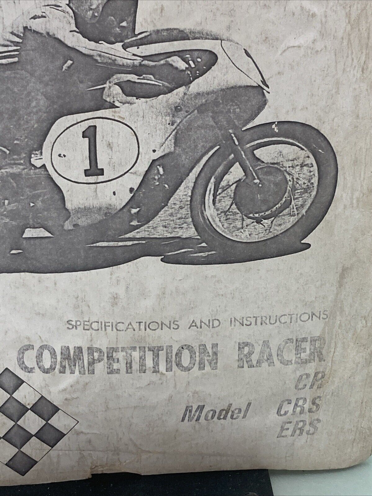 HARLEY DAVIDSON SPRINT COMPETITION RACER CP, CRS, ERS INSTRUCTIONS