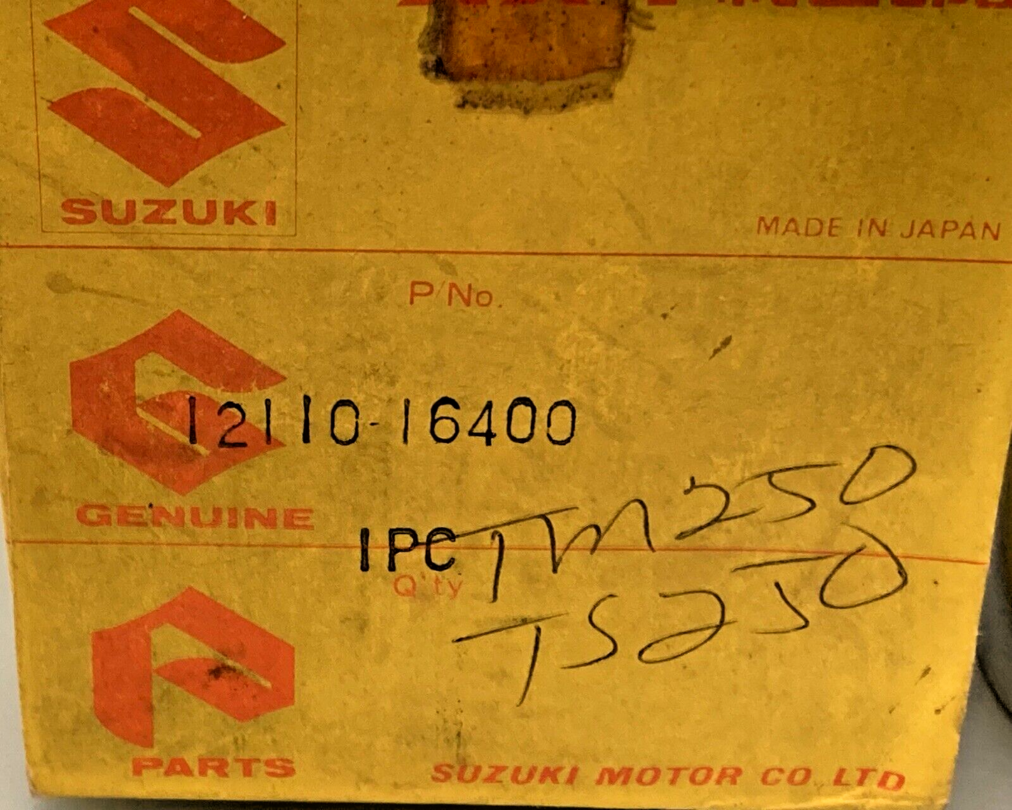 NEW GENUINE SUZUKI 12110-16400 CRANKSHAFT PISTON, 1969-1970 TS250
