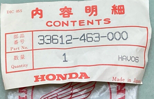 NEW GENUINE HONDA 33612-463-000 RUBBER, RR. TURN SIGNAL