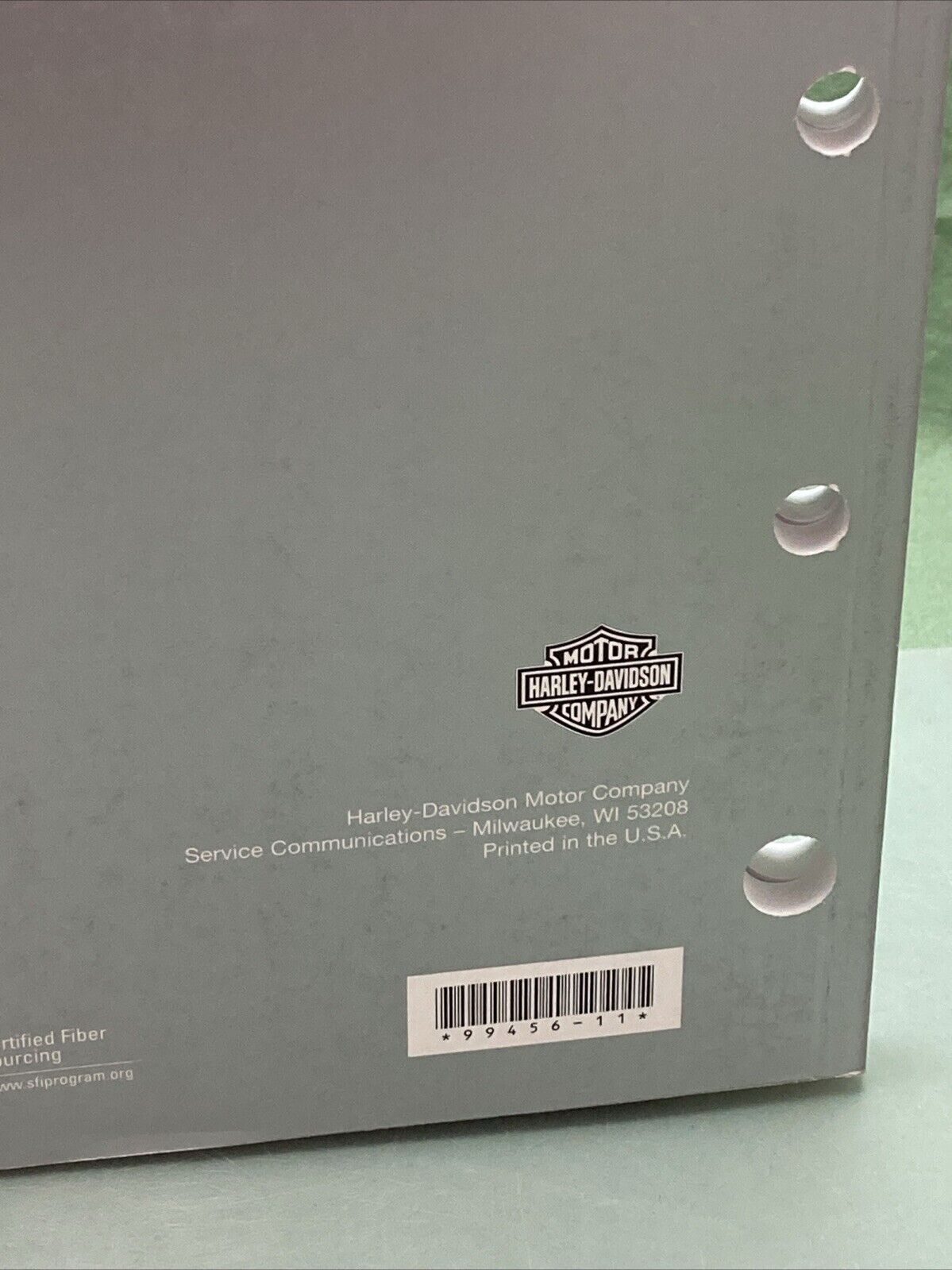 HARLEY DAVIDSON 99456-11 TOURING MODELS 2011 PARTS CATALOG