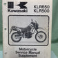 GENUINE KAWASAKI 99924-1080-55 SERVICE MANUAL SUPPLEMENT KLR650/KLR500