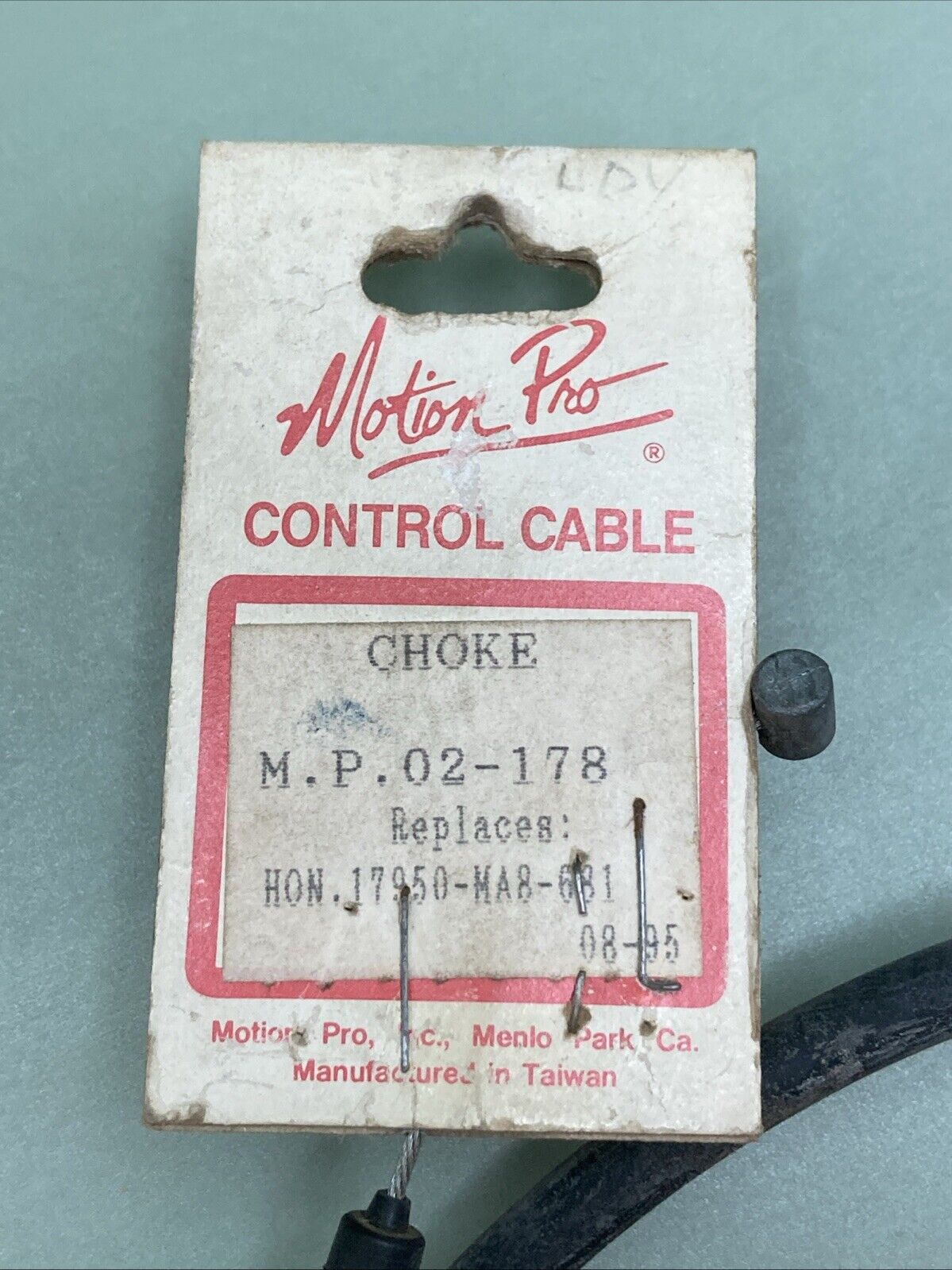 NEW MOTION PRO 02-178 choke cable replaces HONDA 17950-MA8-681