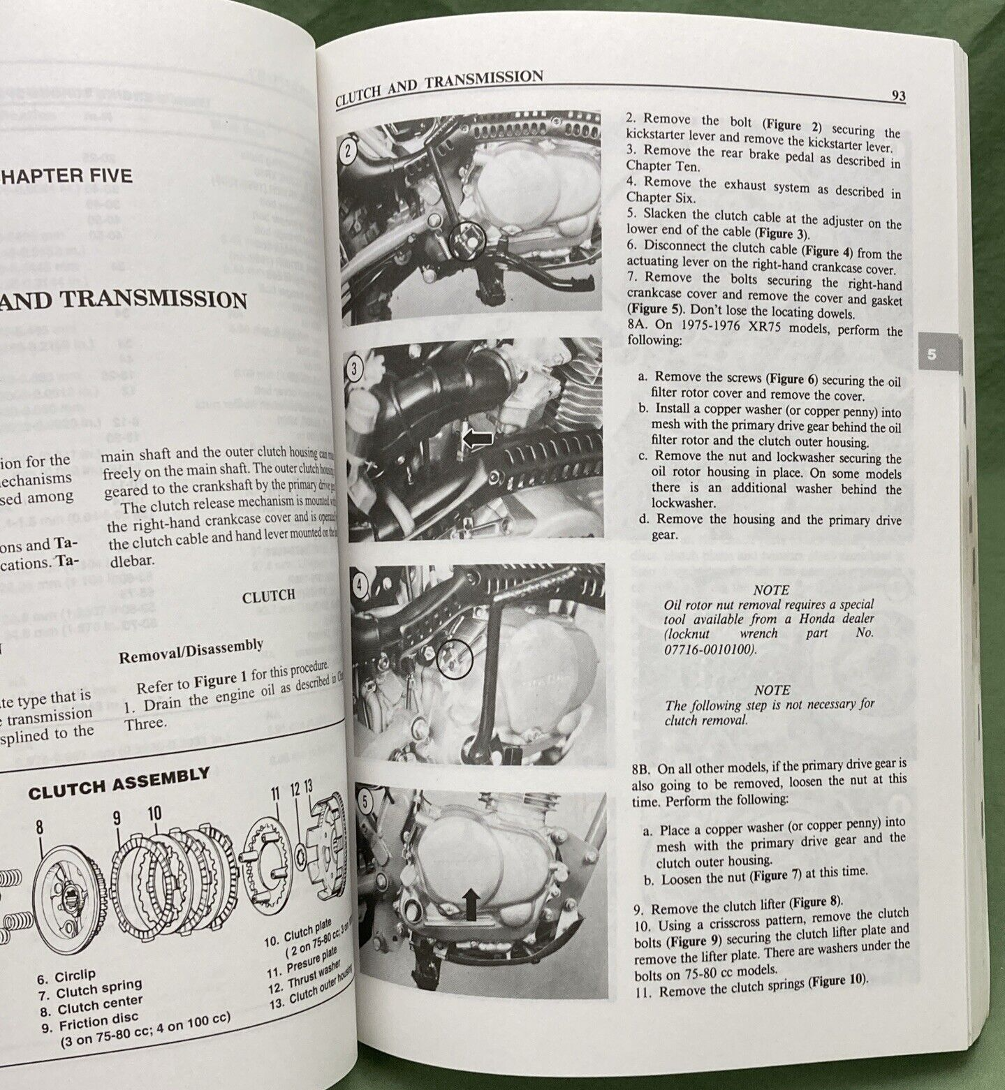 CLYMER M312-13 HONDA XL/XR75-100 SERVICE MANUAL 1975-2003