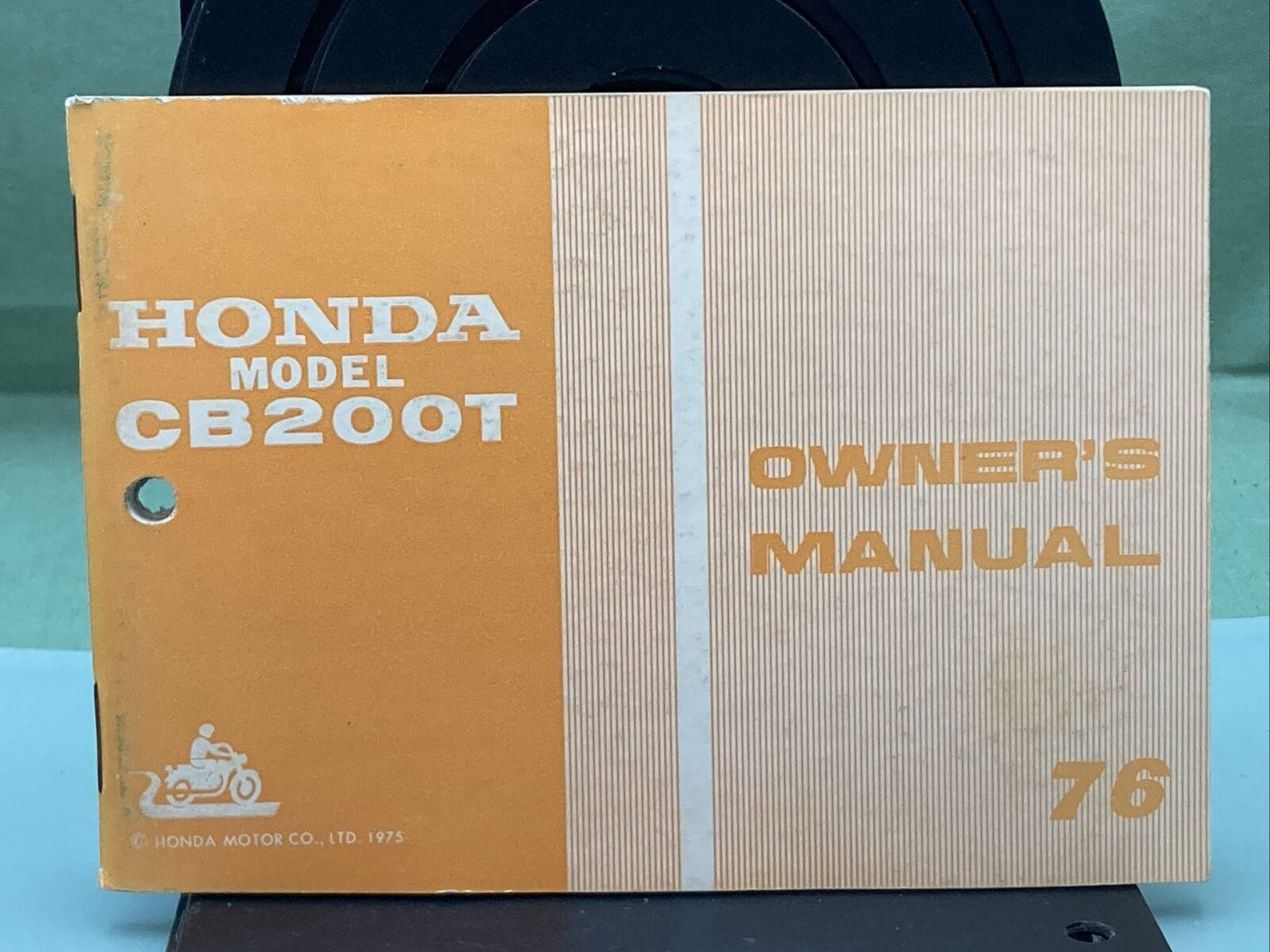 GENUINE HONDA 3138901 CB200T OWNER'S MANUAL '76