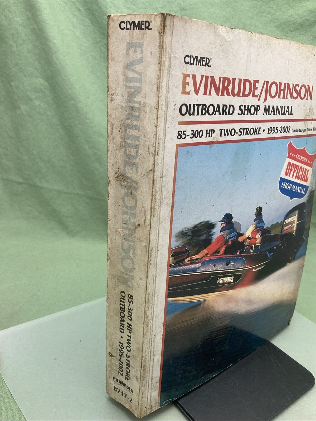 GENUINE CLYMER B737-2 EVINRUDE/JOHNSON OUTBOARD 85-300HP TWO-STROKE 95-02 MANUAL