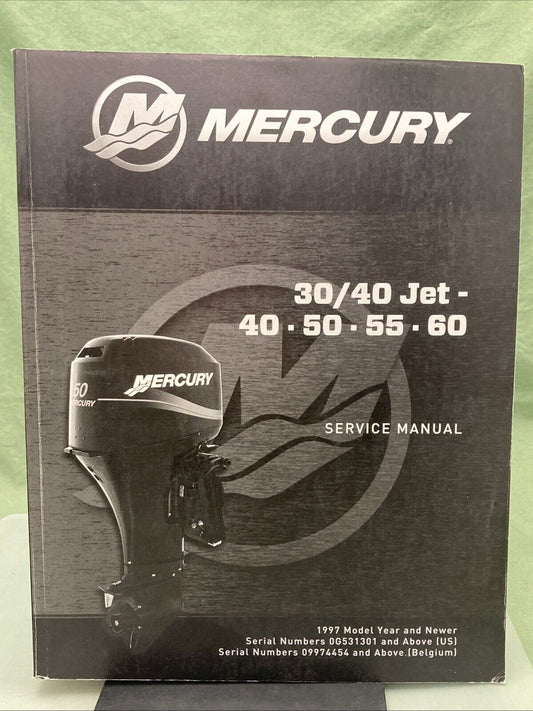 GENUINE MERCURY 90-8M0110565 30/40 JET- 40/50/55/60 SERVICE MANUAL 2015