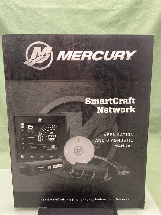 GENUINE MERCURY 90-8M0110496 SMARTCRAFT NETWORK APPLICATION /DIAGNOSTIC MANUAL