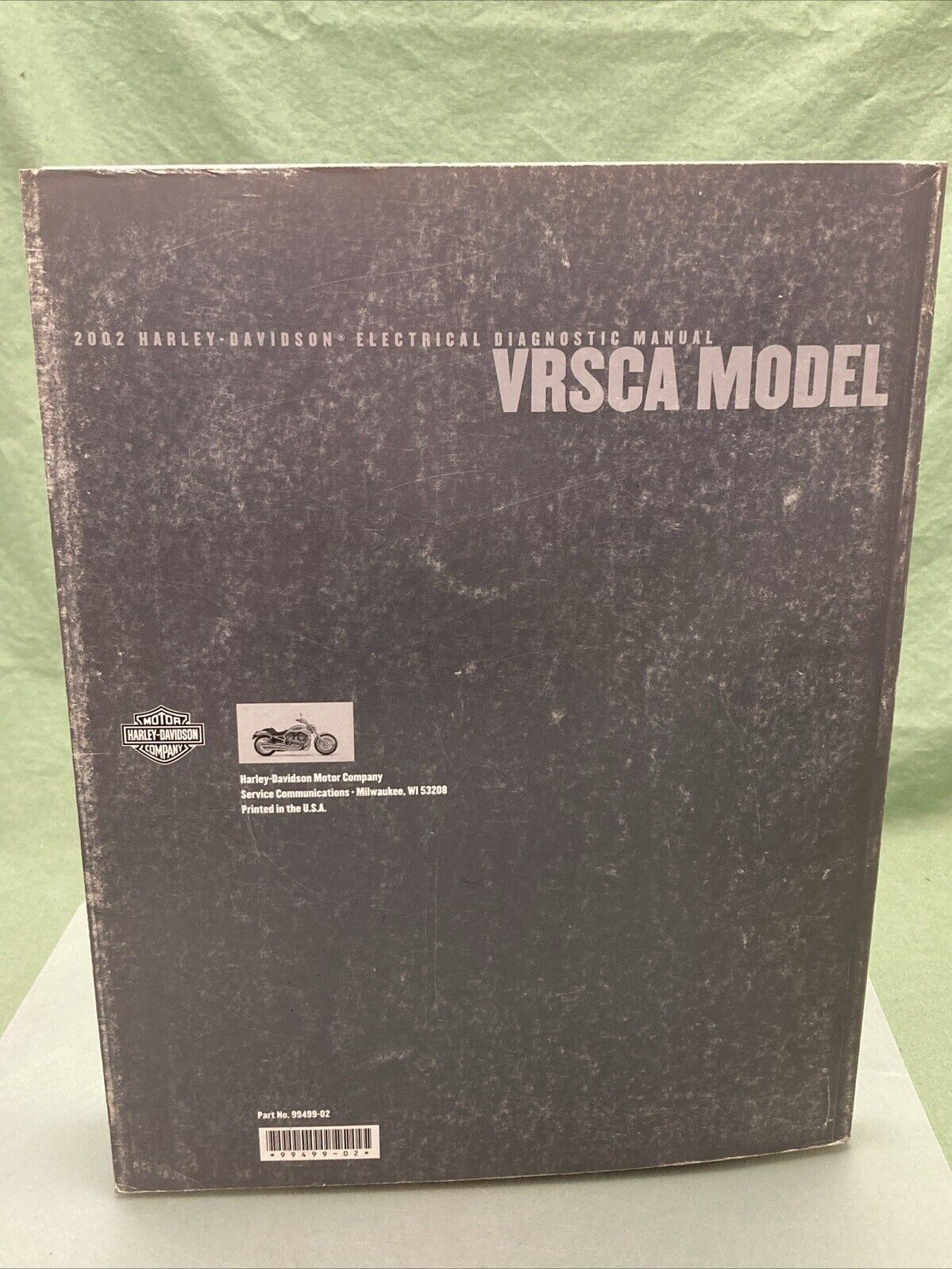 HARLEY DAVIDSON 99499-02 VRSCA MODELS 2002 ELECTRICAL DIAGNOSTIC MANUAL