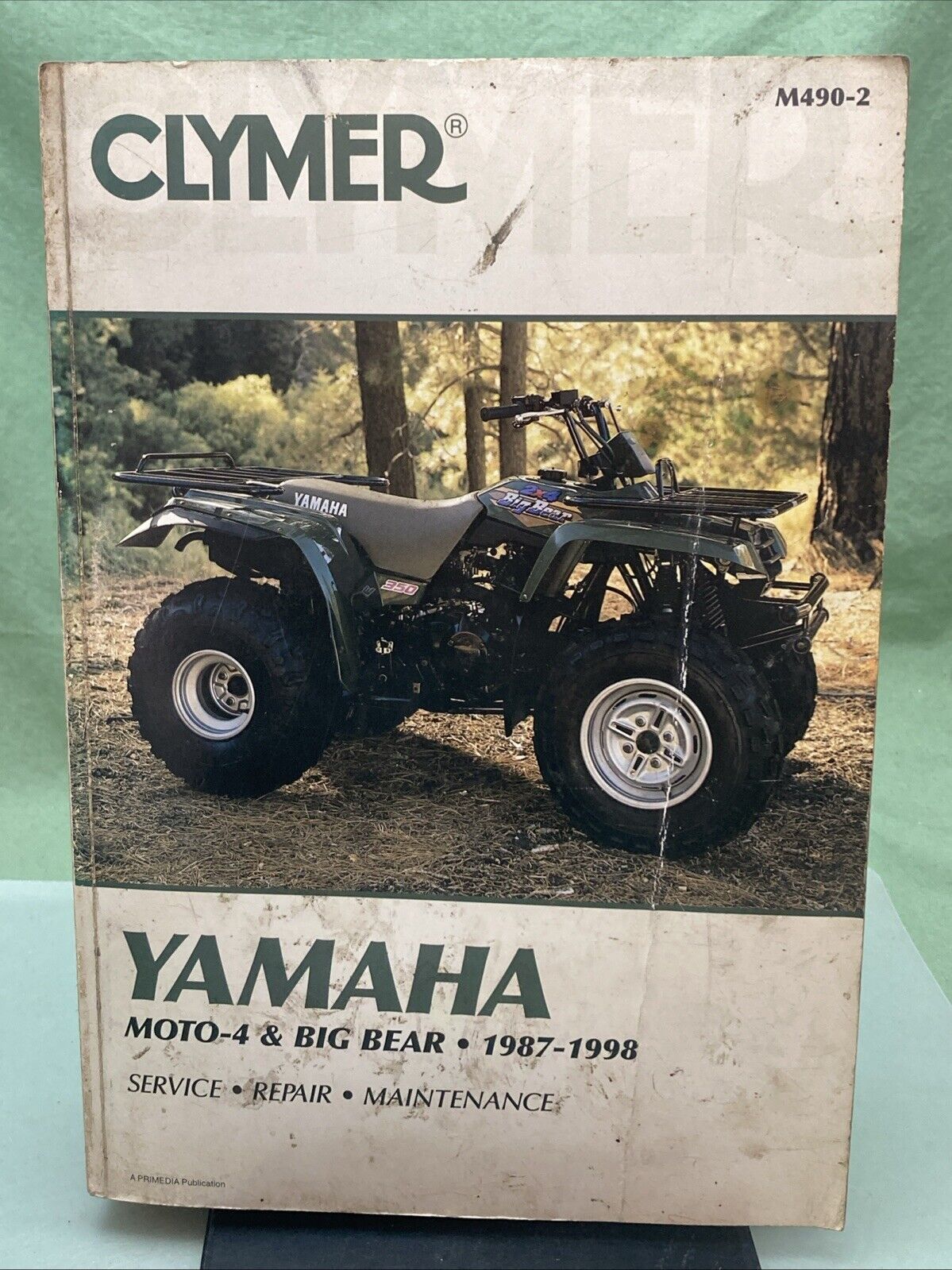 GENUINE CLYMER M285-2 YAMAHA MOTO-4, BIG BEAR REPAIR MANUAL 1987-1998