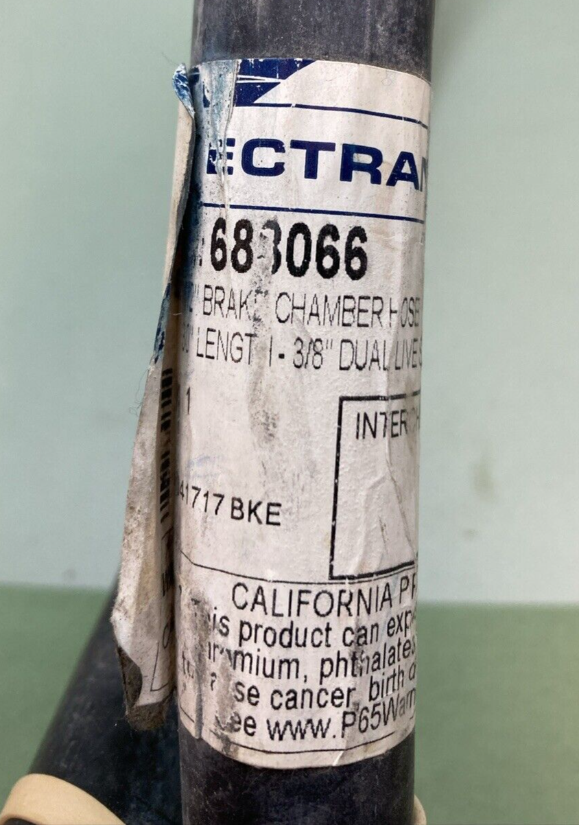 NEW GENUINE Tectran 688066 1/2 in. Air Brake Hose Assembly 80 in Long with 3/8"