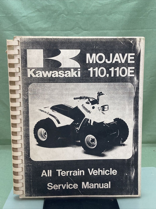 GENUINE KAWASAKI 99924-1086-01 MOJAVE 110/110E ALL TERRAIN VEH SERVICE MANUAL