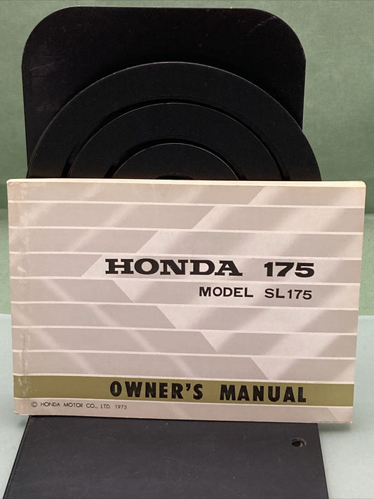 GENUINE HONDA 323132 SL175 OWNER'S MANUAL '73