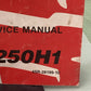 YAMAHA LIT-11626-09-99 YZ250H1 OWNER'S SERVICE MANUAL 4SR-28199-10