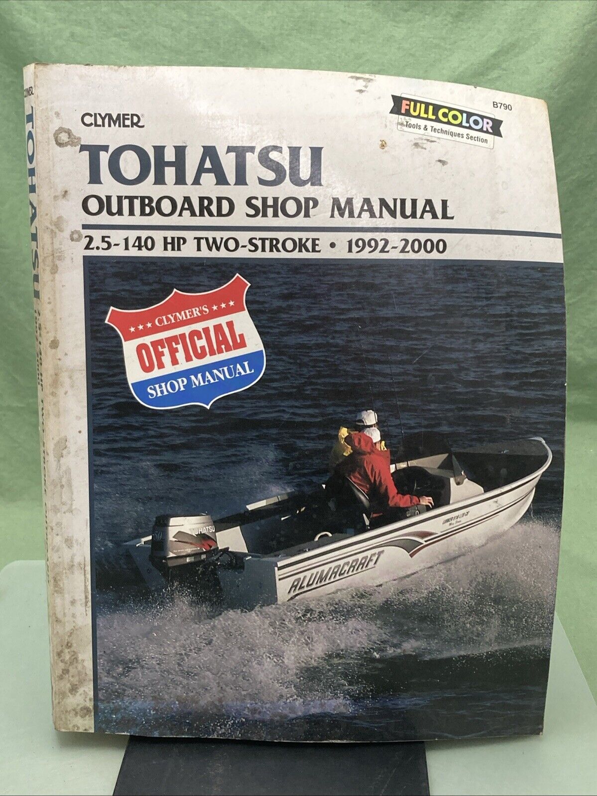 GENUINE CLYMER B790 TOHATSU OUTBOARD 2.5-140 HP TWO-STROKE 1992-2000 SHOP MANUAL