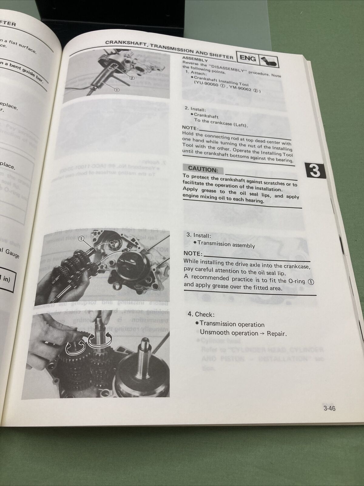 GENUINE YAMAHA LIT-11626-07-25 YZ80A OWNER'S SERVICE MANUAL 3MK-28199-11