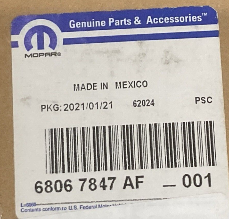 NEW GENUINE MOPAR 68067847AF Power Sliding Door Track Left FITS DODGE CHRYSLER