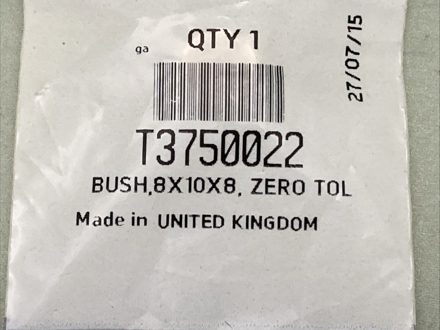 NEW GENUINE TRIUMPH T3750022 Bush, 8X10X8, Zero Tol
