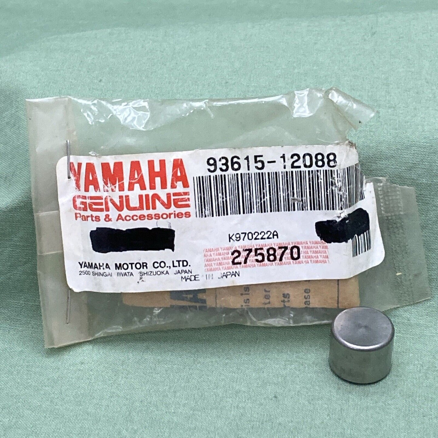 QTY 2 NEW GENUINE YAMAHA 93615-12088 STARTER CLUTCH Pin, Dowel