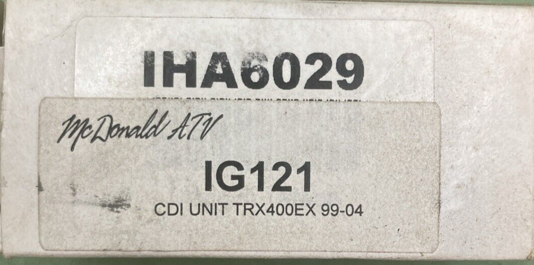 NEW ARROWHEAD IHA6029 CDI UNIT FOR HONDA ATV