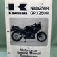 GENUINE KAWASAKI 99924-1109-63 SERVICE MANUAL NINJA 250R, GPX 250R