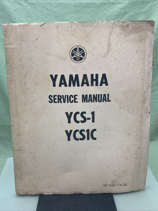 YAMAHA LIT-11616-74-00 YCS-1 AND YCS1C SERVICE MANUAL