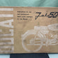 DUCATI FALCON 50 CC INSTRUCTION AND PARTS MANUAL