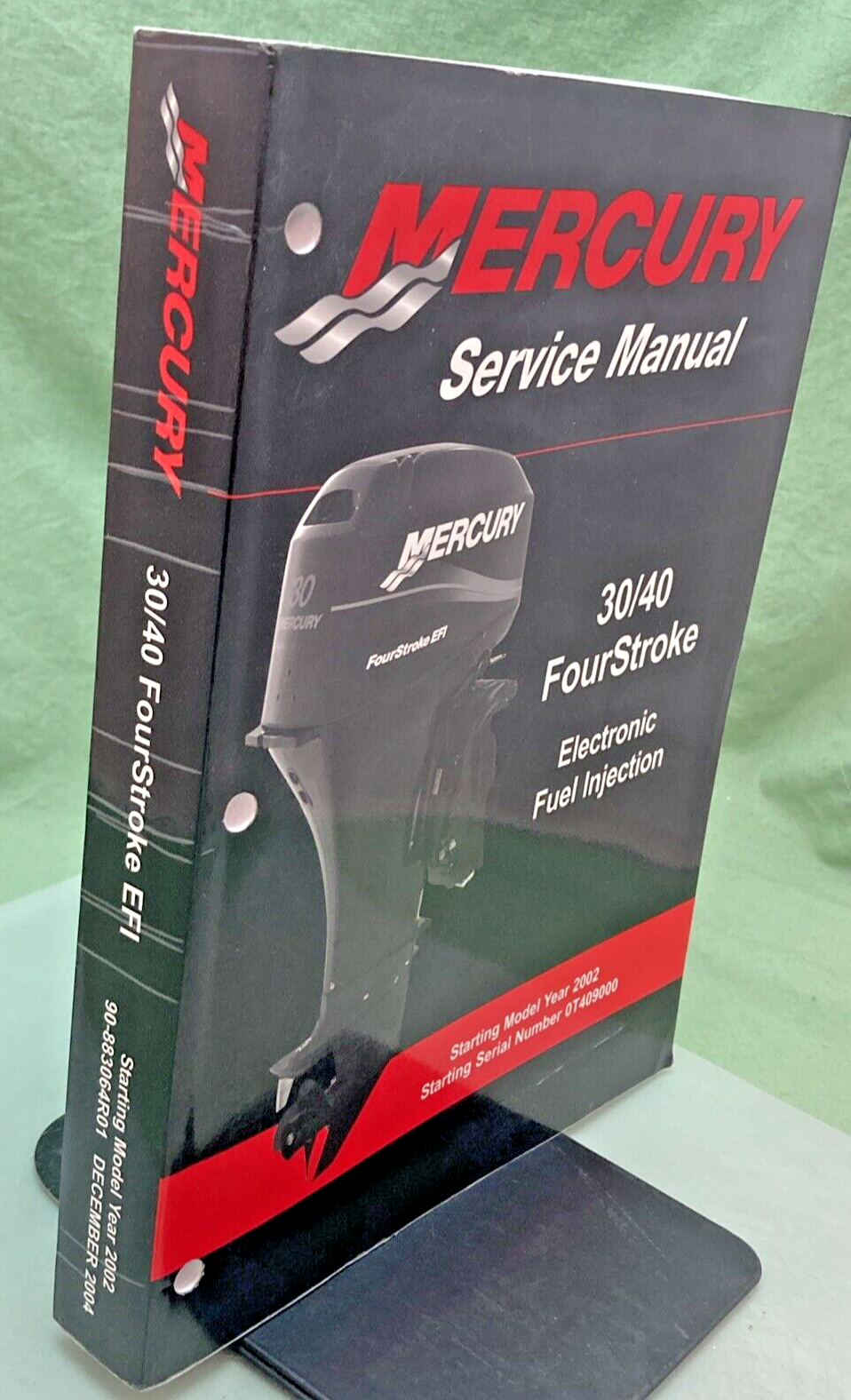 GENUINE MERCURY 90-883064R01 30/40 FOURSTROKE EFI SERVICE MANUAL 2004