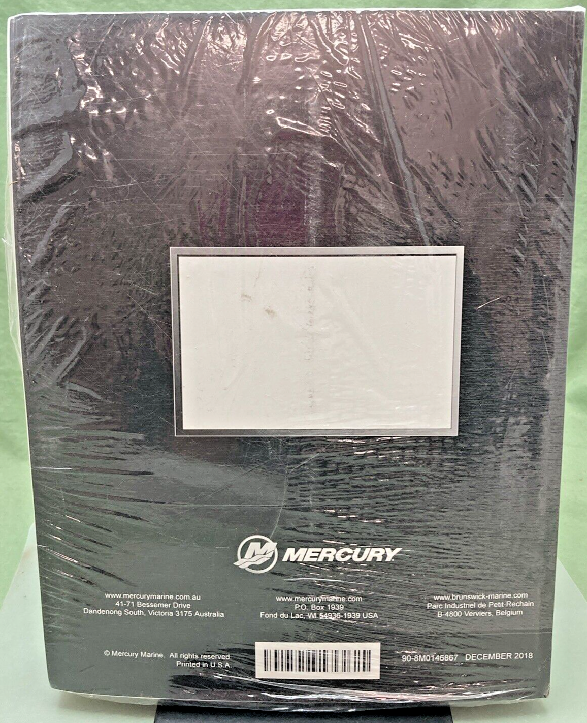 NEW MERCURY 90-8M0146867 150/150 SEAPRO, 150 PRO XS FOURSTROKE SER. MANUAL '18