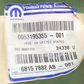 NEW GENUINE MOPAR 68157882AB Coil Spring Right REAR FITS '14-'18 JEEP CHEROKEE