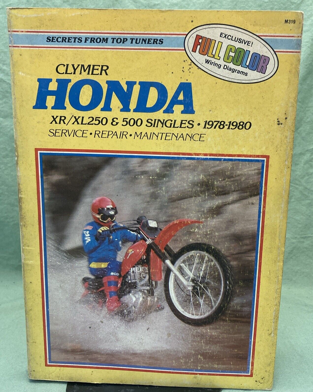 CLYMER M319 HONDA XR/XL250 & 500 SINGLES SERVICE MANUAL 1978-1980